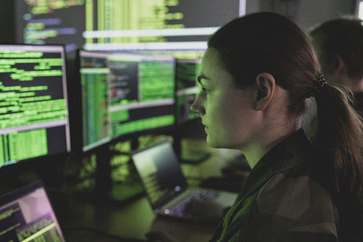 Cyber soldier.