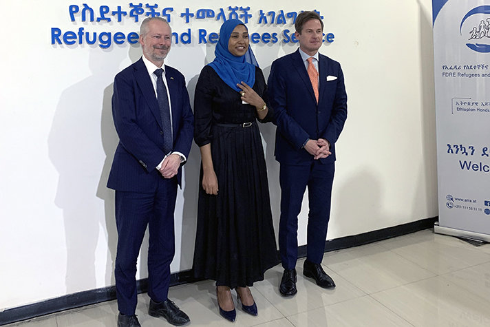 Anders Hall, Teyiba Hassan and Hans Lundqvist