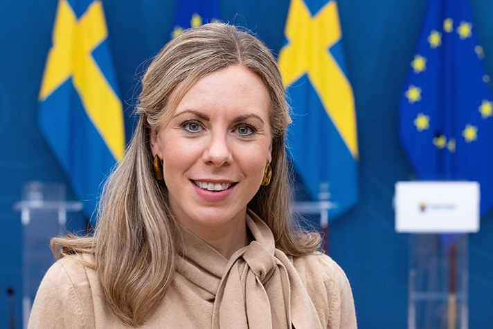 Minister for EU Affairs Jessica Rosencrantz.